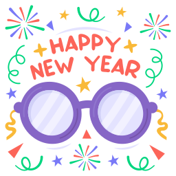 Free Happy New Year Stickers, + 66 Stickers (Svg, Png) | Flaticon