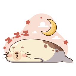 dormir sticker