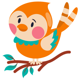 pájaro sticker