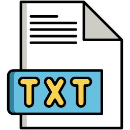 Text file - Free interface icons