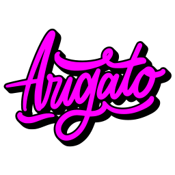 Аригато sticker