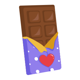 chocolate sticker