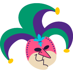 Mardi Gras Stickers - Free smileys Stickers