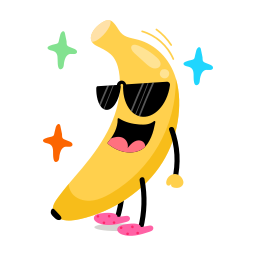 plátano sticker