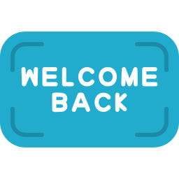 Welcome back Stickers - Free social media Stickers