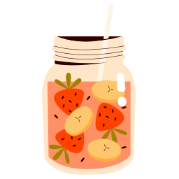 zumo de frutas sticker