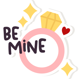 Ring Stickers - Free valentines day Stickers