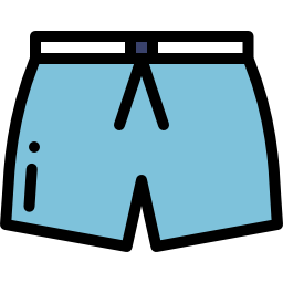 shorts icon or logo. Stock Vector