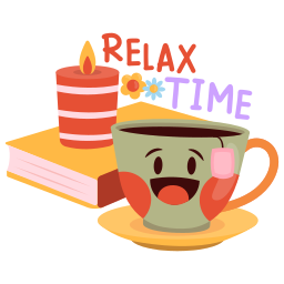 Relax sticker