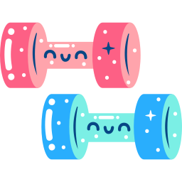 dumbell sticker