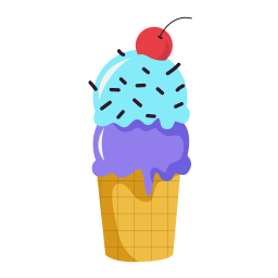 cucurucho de helado sticker