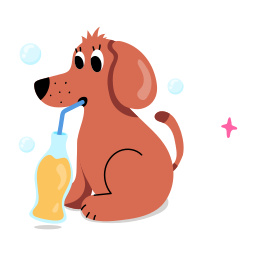 drinking sticker