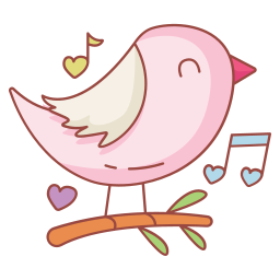 pájaro sticker