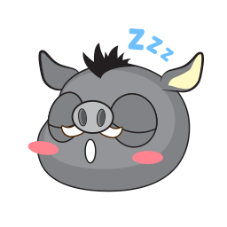 dormir sticker