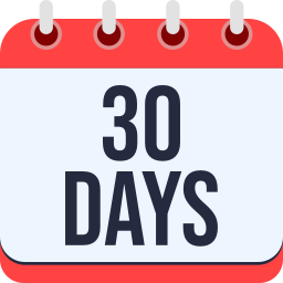 30 days - Free time and date icons