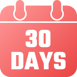 30 days - Free time and date icons