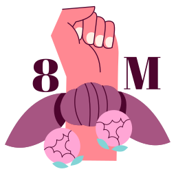 dia de la mujer sticker