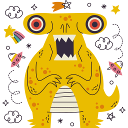 monstruo sticker