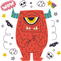 monstruo sticker