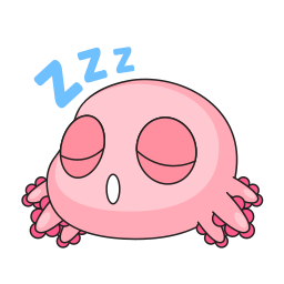 dormir sticker