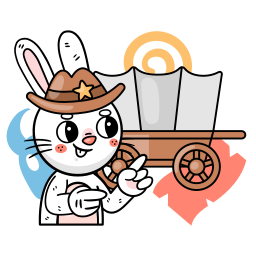 lapin sticker