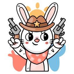 lapin sticker