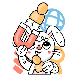 Bunny sticker