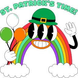 st patricks day sticker