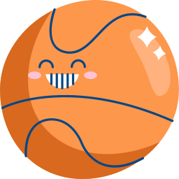 pelota de baloncesto sticker