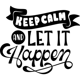 keep calm sticker