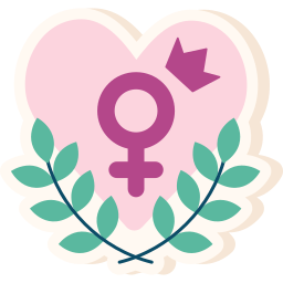 dia de la mujer sticker