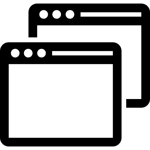 응용 프로그램 창 무료 아이콘
