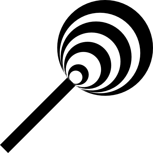 Striped lollipop free icon