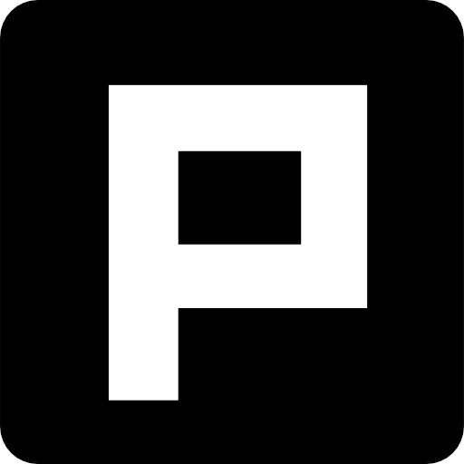 Parking sign free icon