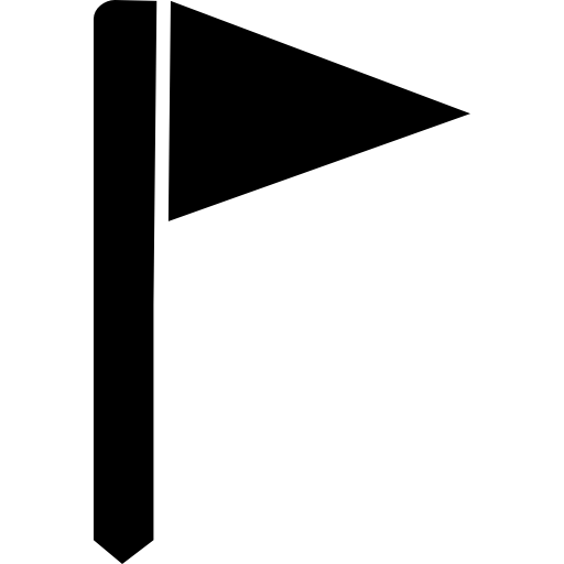 bandera de ubicación icono gratis