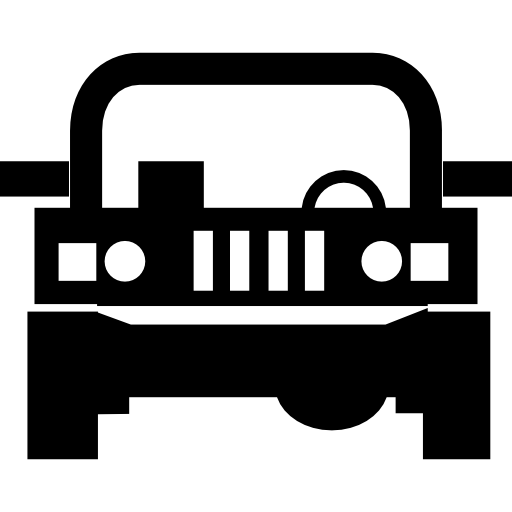 4x4 Jeep vehicle free icon