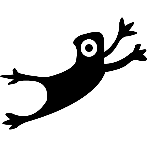 Jumping frog free icon