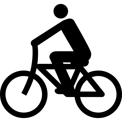 Cyclist free icon