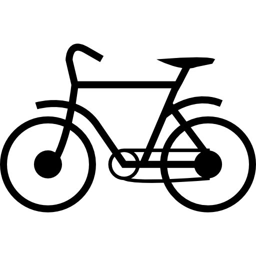 bicicleta de ciudad icono gratis