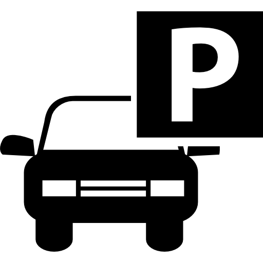 Знак автомобиля и парковки бесплатно иконка