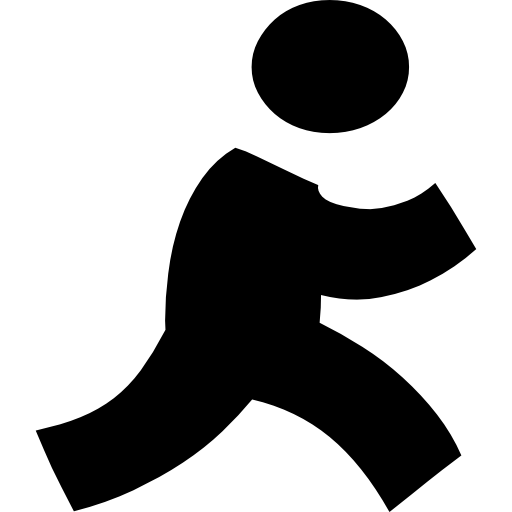 mann rennt kostenlos Icon