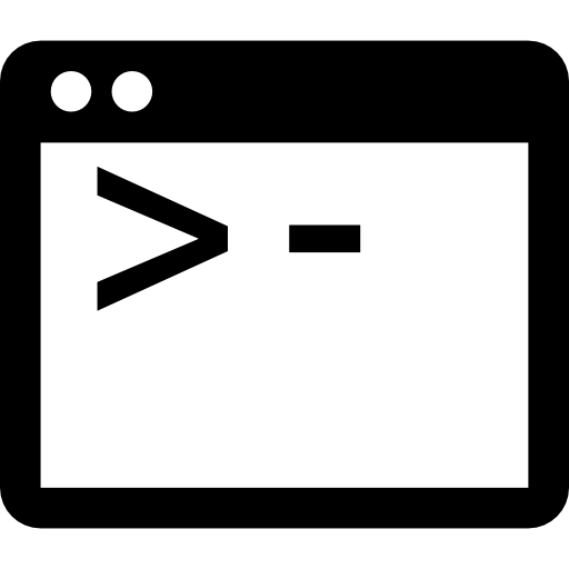 ventanas de terminal icono gratis