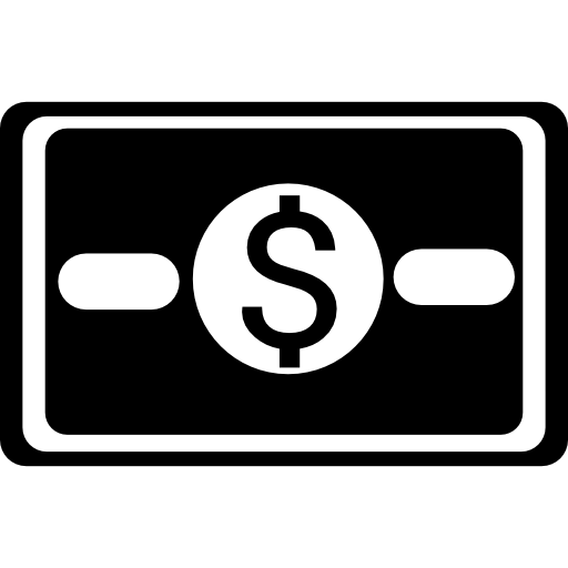 billete de un dólar icono gratis