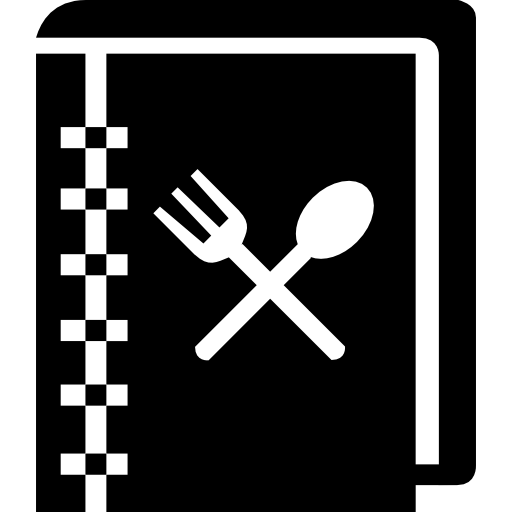 libro de cocina icono gratis