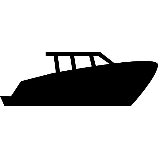 Motor powered boat free icon