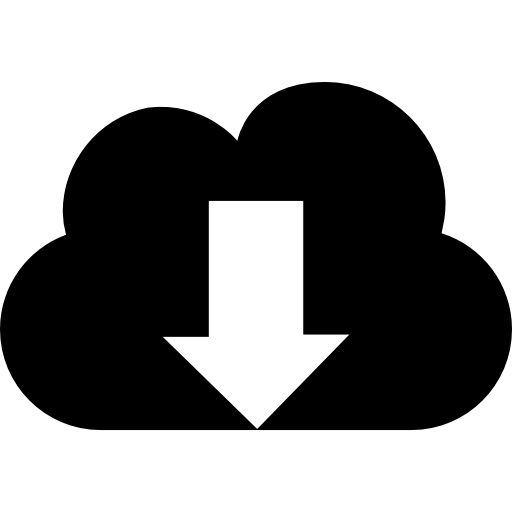 Download from the cloud free icon