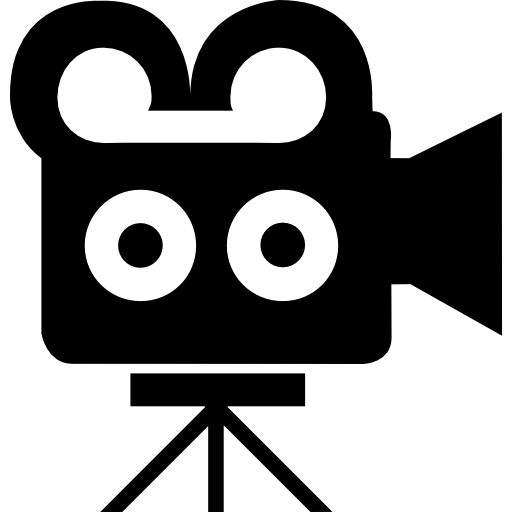 cámara de cine vintage icono gratis