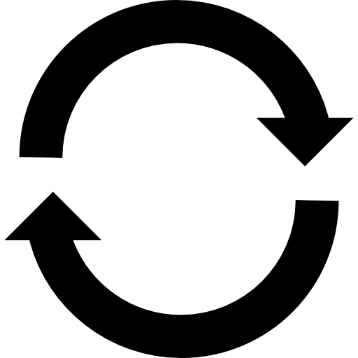 Arrows circle icon