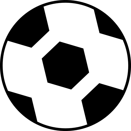 pelota de fútbol icono gratis