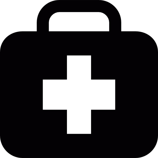 maletín de primeros auxilios icono gratis